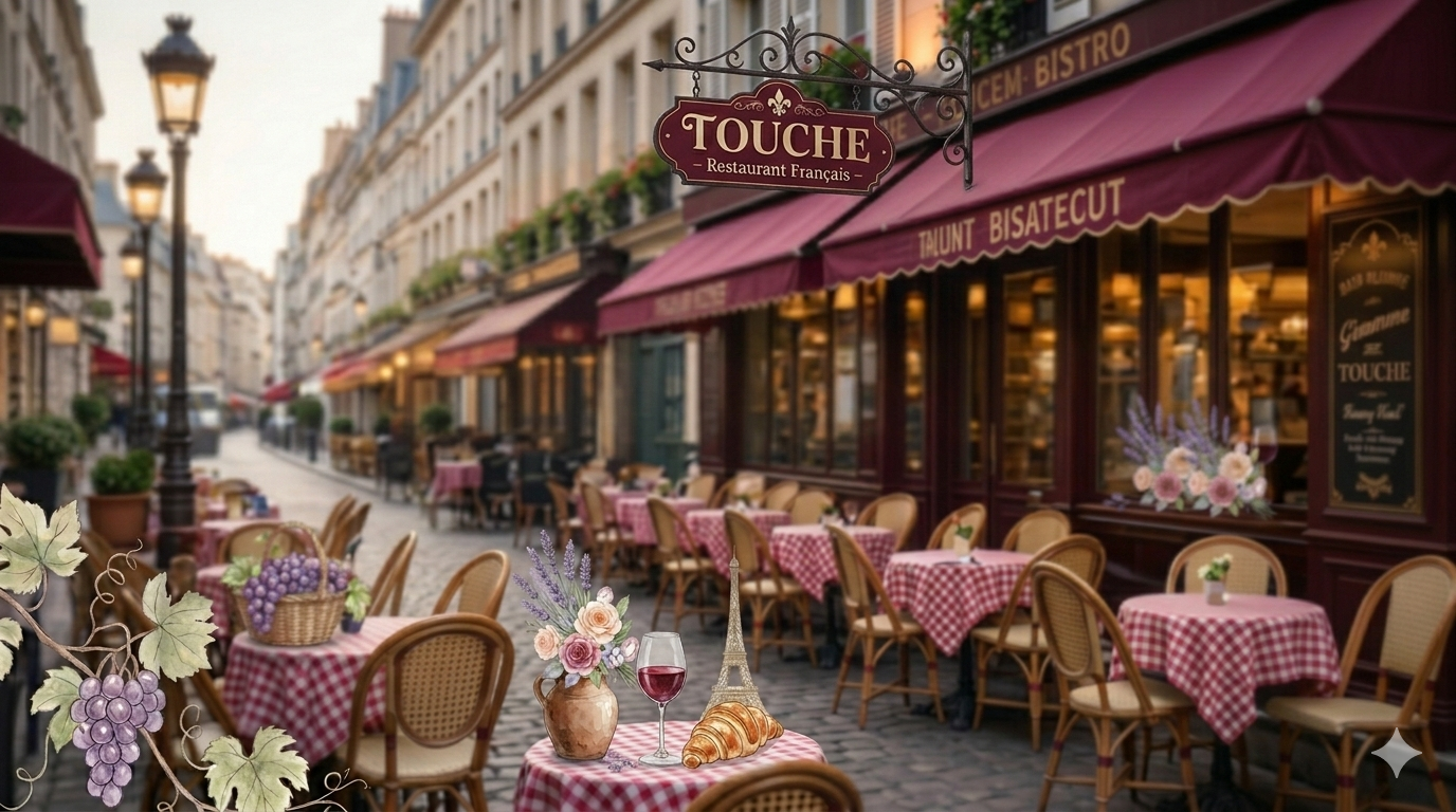 Fondo decorativo del restaurante